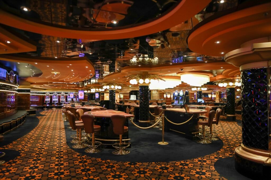 Premises liability hazard on a hotel or casino floor in Nevada creating risk for visitors