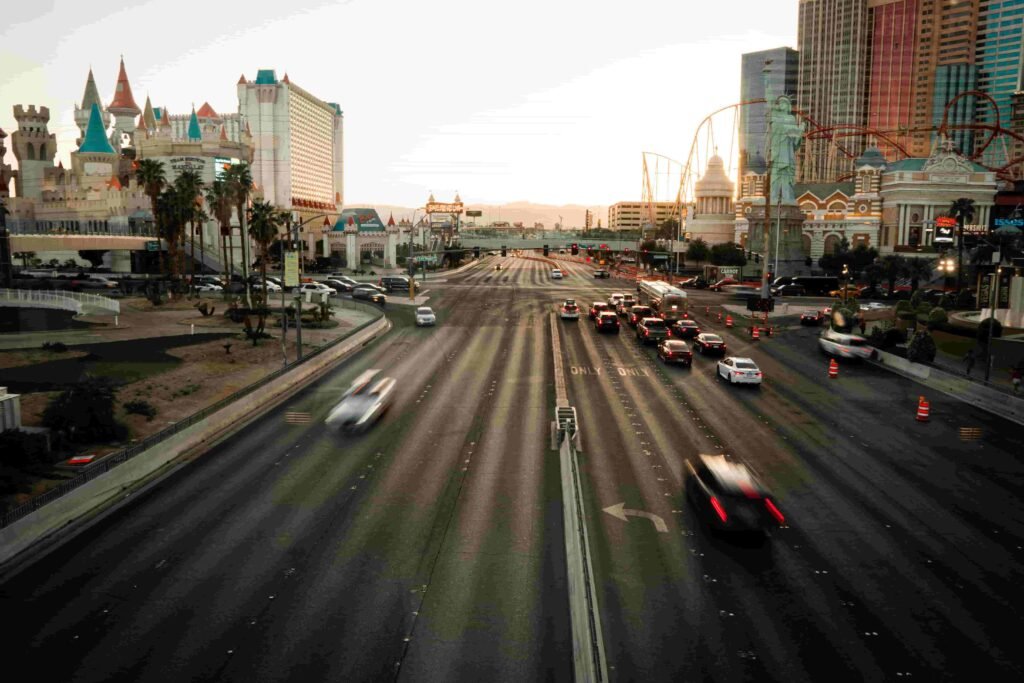 Car accident while visiting Las Vegas