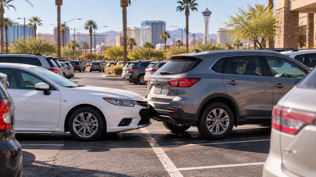 Parking lot accident in Nevada